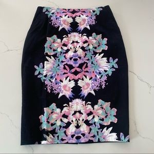 🌸 Cotton Stretch Pencil Skirt